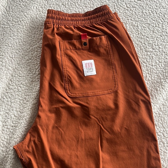 NWOT Topo Designs Women’s Boulder Climbing/Hiking Pants - Orange/Rust - Medium - Picture 12 of 15
